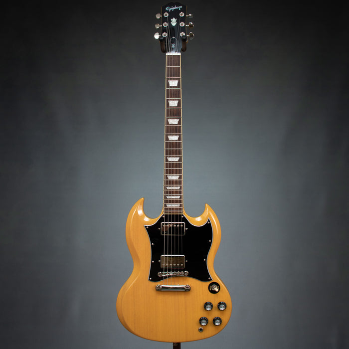 Epiphone SG Standard Electric Guitar w/Case - TV Yellow - Preowned