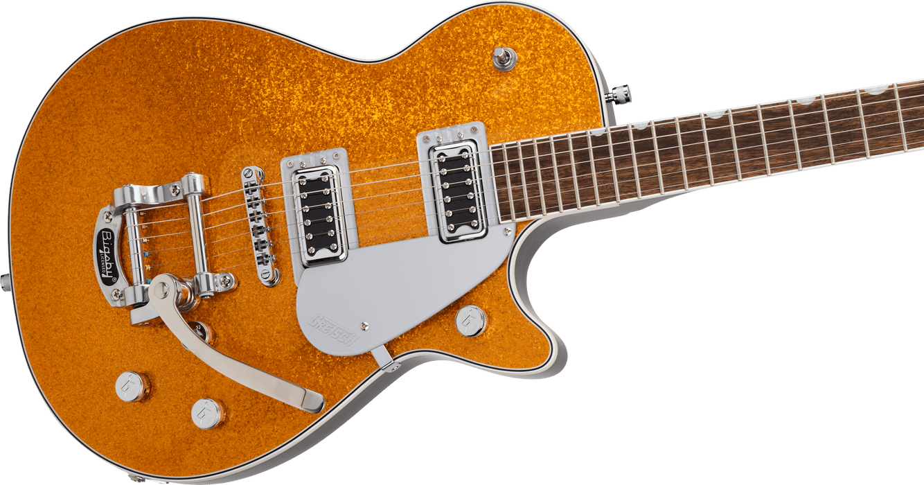 Gretsch G5230T Electromatic Sparkle Jet FT SC w/Bigsby Electric Guitar - Gold Sparkle