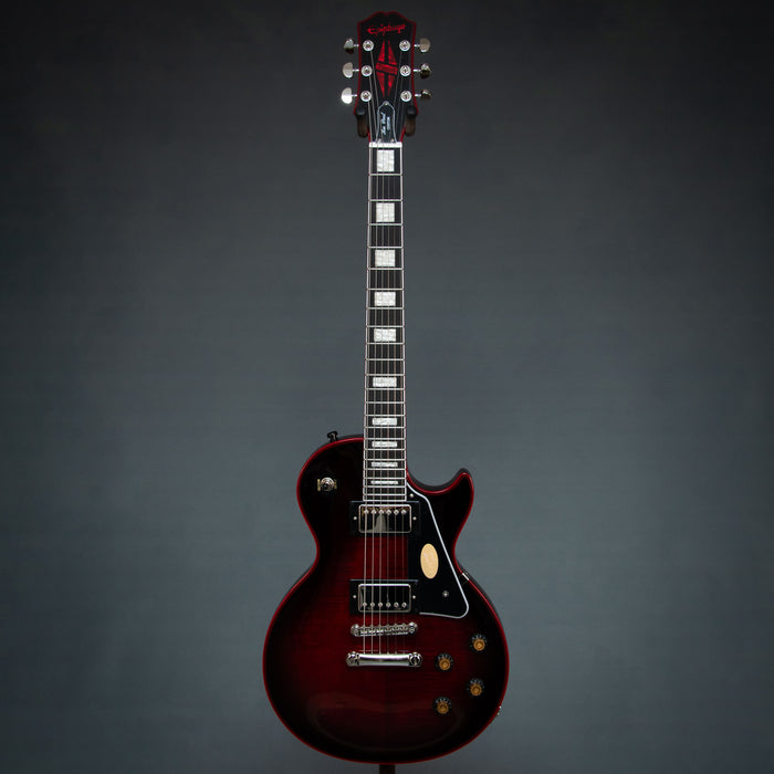 Epiphone 2025 Black Widow Les Paul Custom w/Bag - Red Burst - Preowned