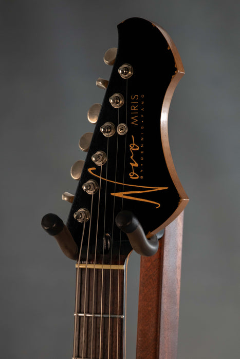 Novo Miris J Light Distress Stainless Frets Electric Guitar w/Bag - Purple Stranger - Preowned