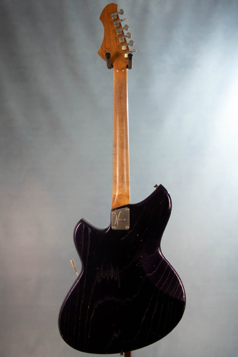 Novo Miris J Light Distress Stainless Frets Electric Guitar w/Bag - Purple Stranger - Preowned