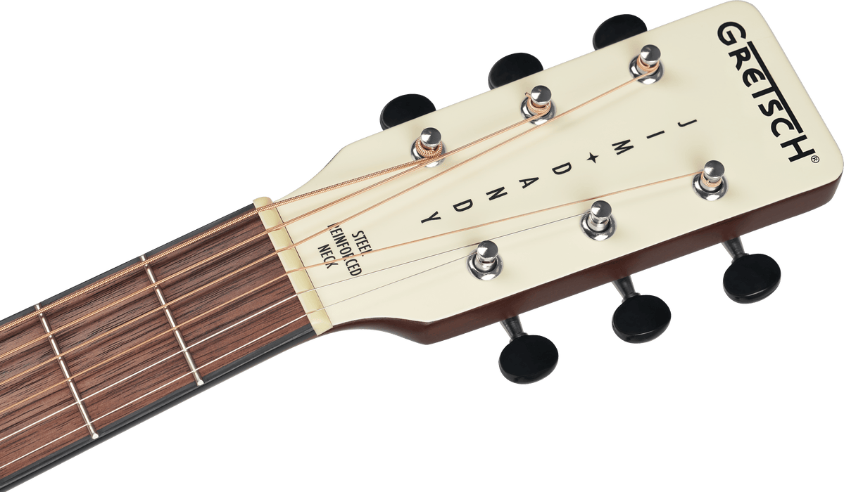 Gretsch Jim Dandy Parlor LTD Walnut Fingerboard Tortoise Pickguard - Vintage White
