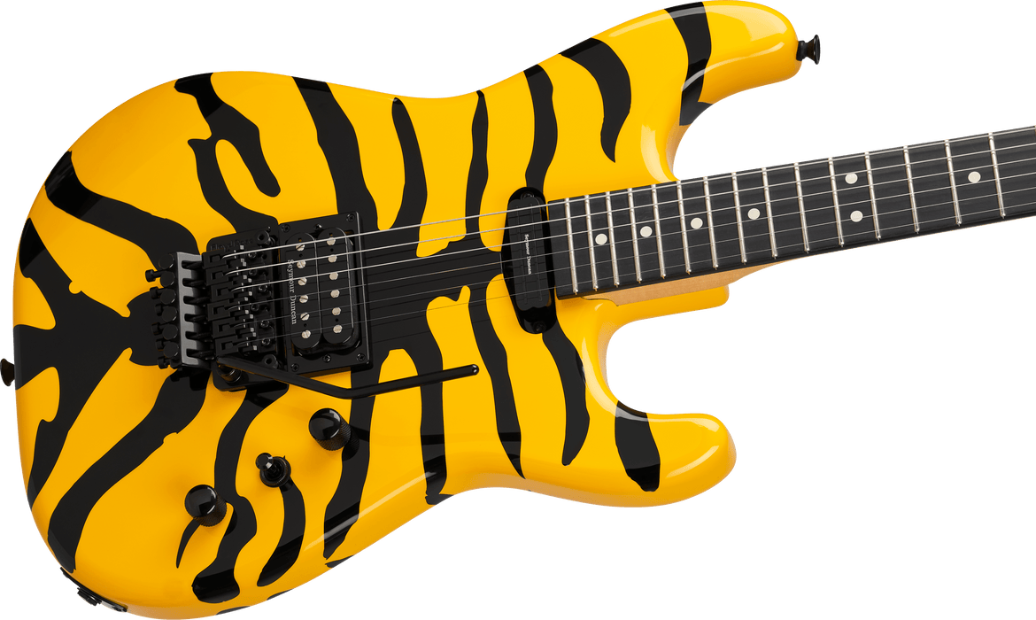 Jackson Pro Origins 1985 Limited Edition San Dimas SD1 HH FR Ebony Fingerboard - Yellow Bengal