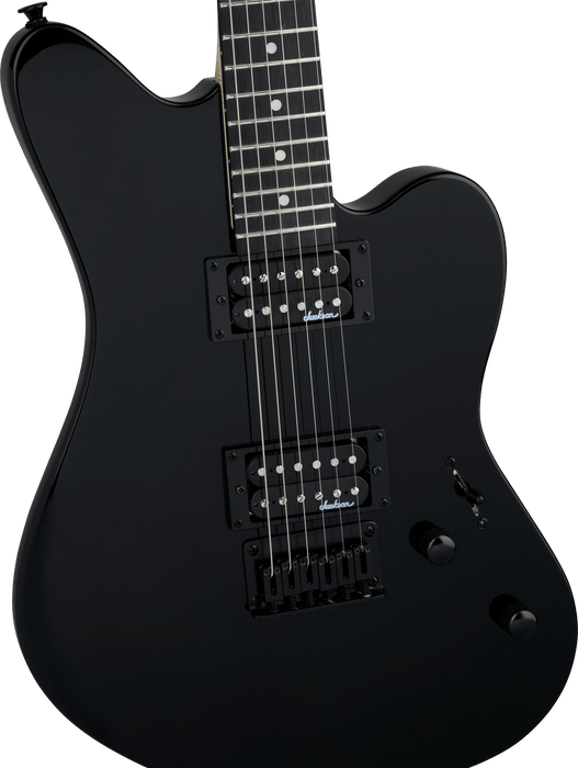 Jackson JS22 HT Surfcaster Electric Guitar - Gloss Black