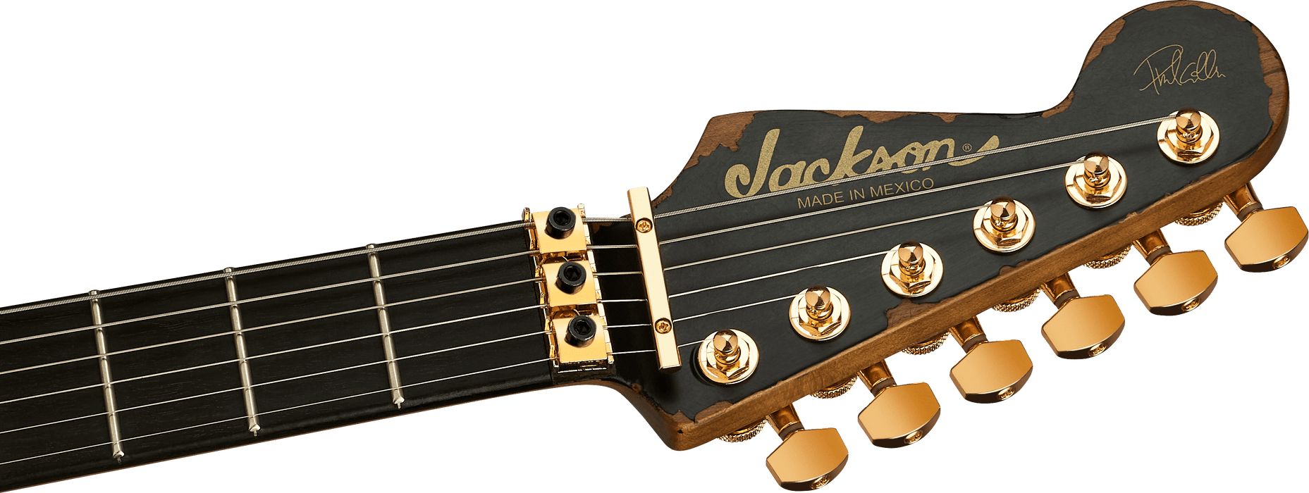 Jackson Pro Series Signature Phil Collen PC1-E Electric Guitar - Worn Black