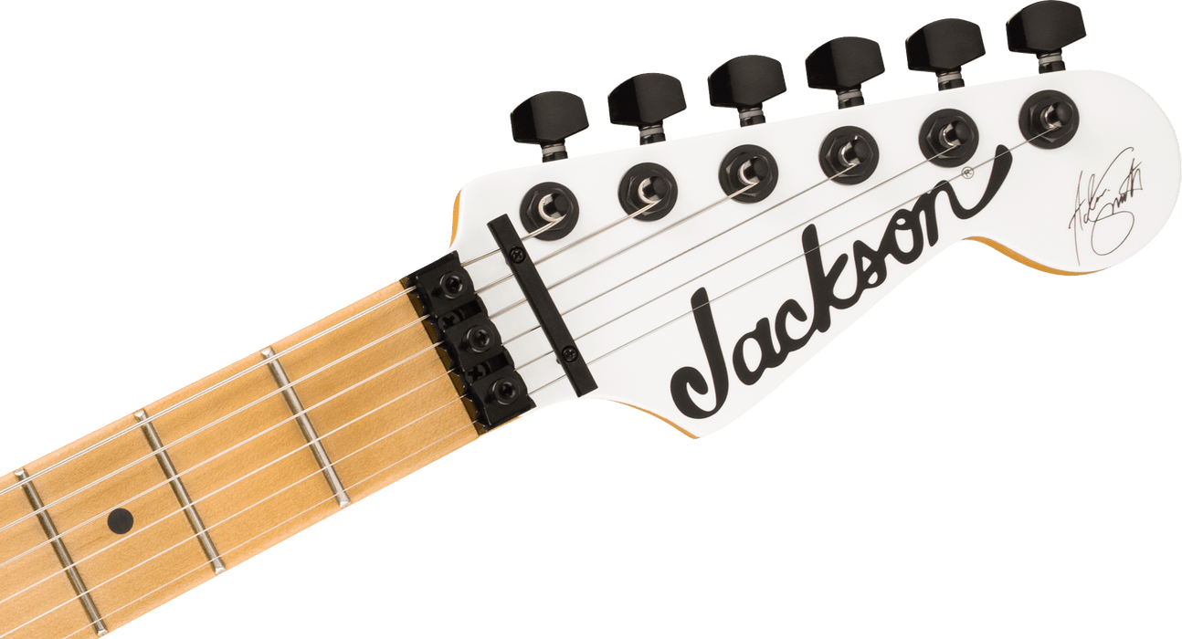 Jackson 50th Anniversary Iron Maiden Adrian Smith Signature SC1 Electric Guitar - Snow White