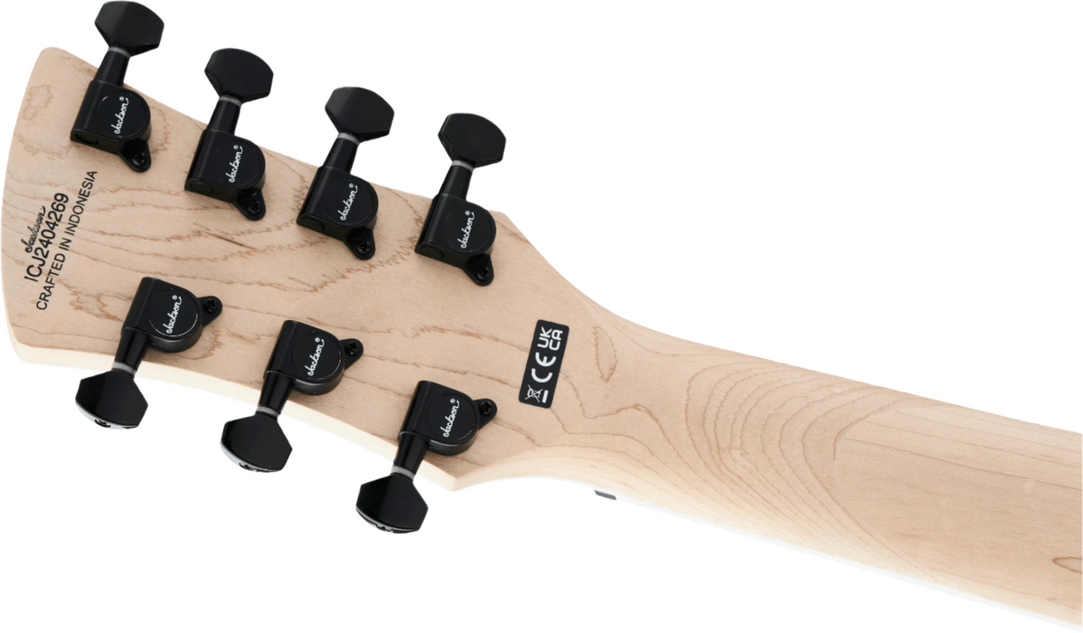 Jackson SF HT7 Surfcaster 7-String Electric Guitar - Metallic Black