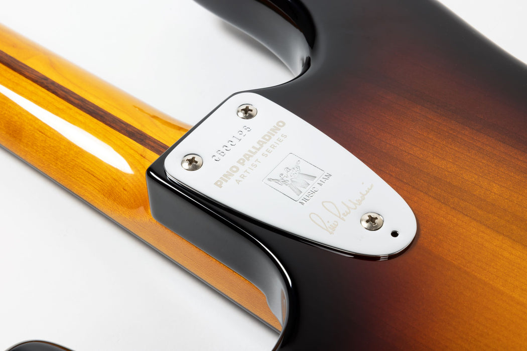 Ernie Ball Music Man Pino Palladino Fretless StingRay Bass Guitar - 79 Burst