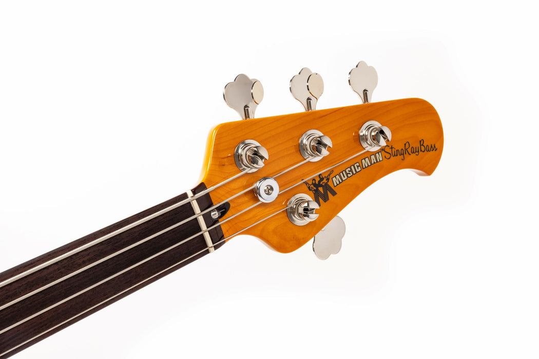 Ernie Ball Music Man Pino Palladino Fretless StingRay Bass Guitar - 79 Burst