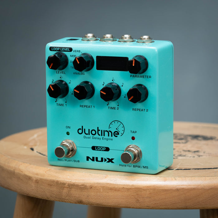 NUX Duotime Dual Delay Engine Effects Pedal - Preowned — DWmusic