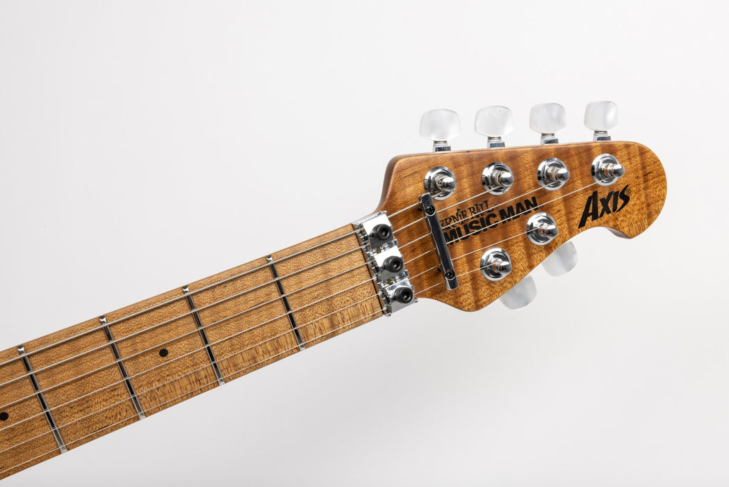 Ernie Ball Music Man Axis Electric Guitar - Honey Pot Flame Top Satin