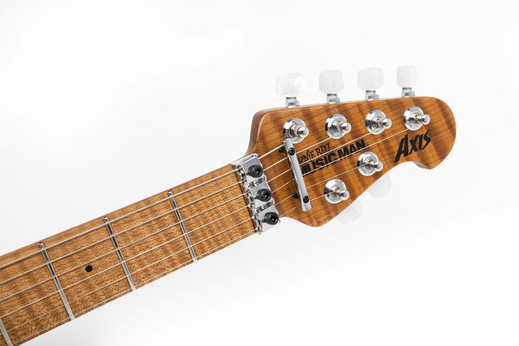 Ernie Ball Music Man Axis Electric Guitar - Honey Pot Quilt Top Satin