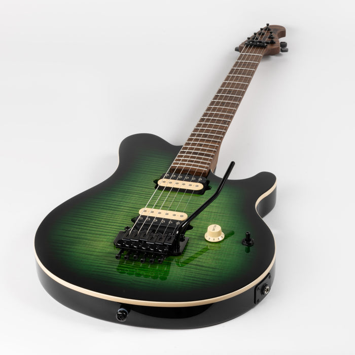 Ernie Ball Music Man Axis Electric Guitar - Matcha Flame Top