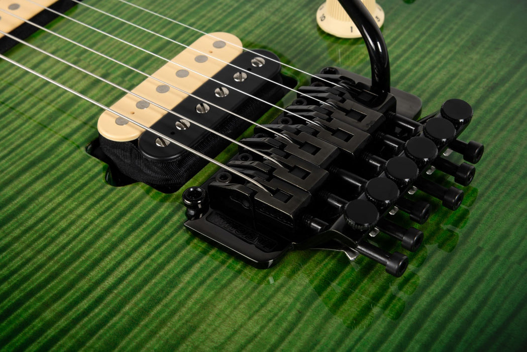 Ernie Ball Music Man Axis Electric Guitar - Matcha Flame Top