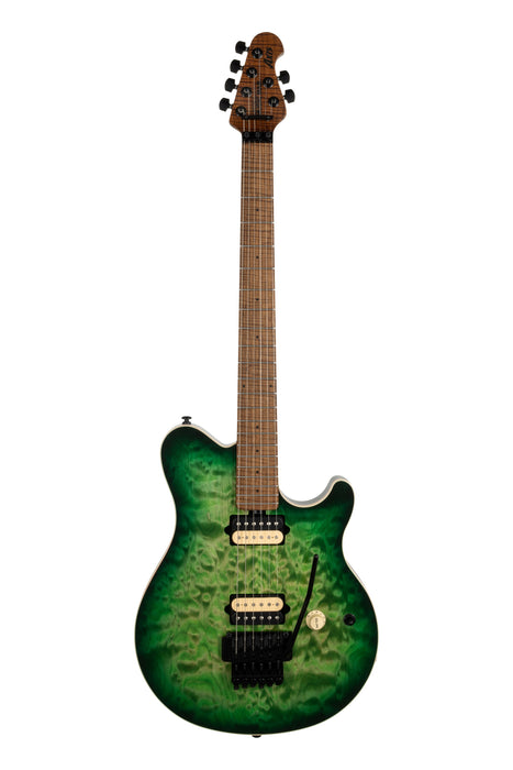 Ernie Ball Music Man Axis Electric Guitar - Matcha Quilt Top