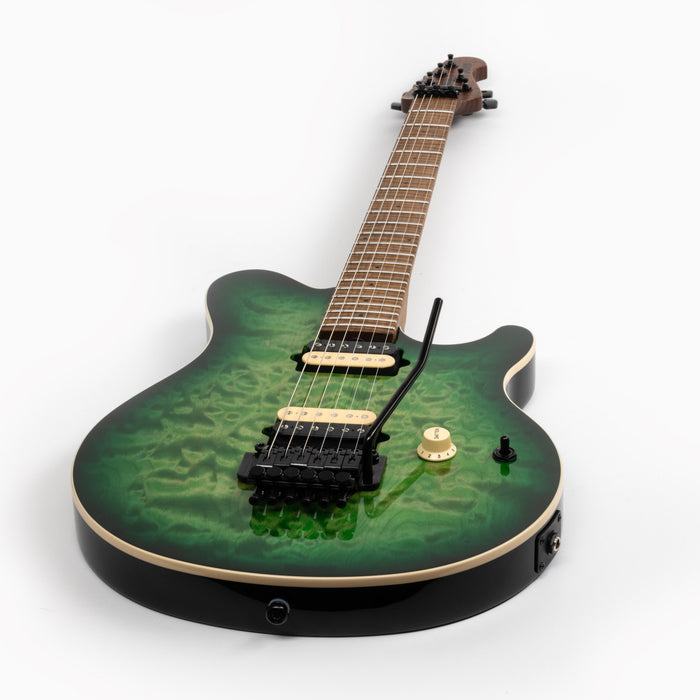 Ernie Ball Music Man Axis Electric Guitar - Matcha Quilt Top