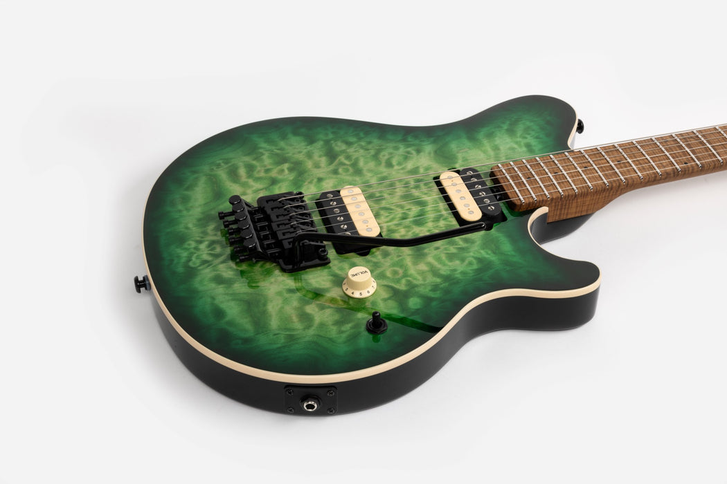 Ernie Ball Music Man Axis Electric Guitar - Matcha Quilt Top