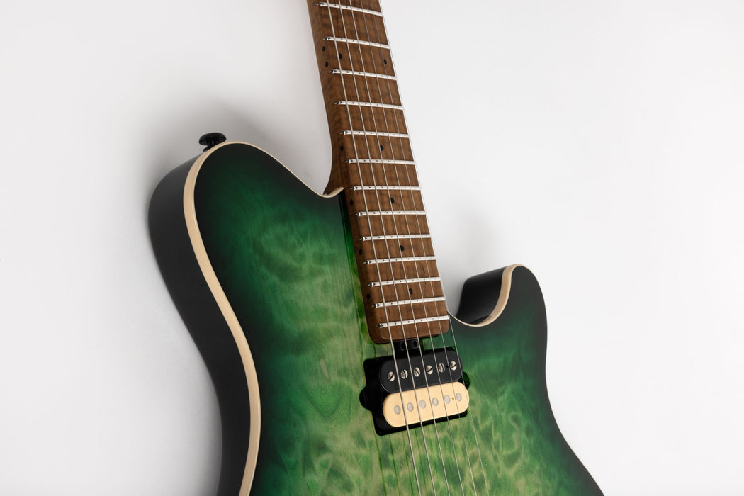 Ernie Ball Music Man Axis Electric Guitar - Matcha Quilt Top