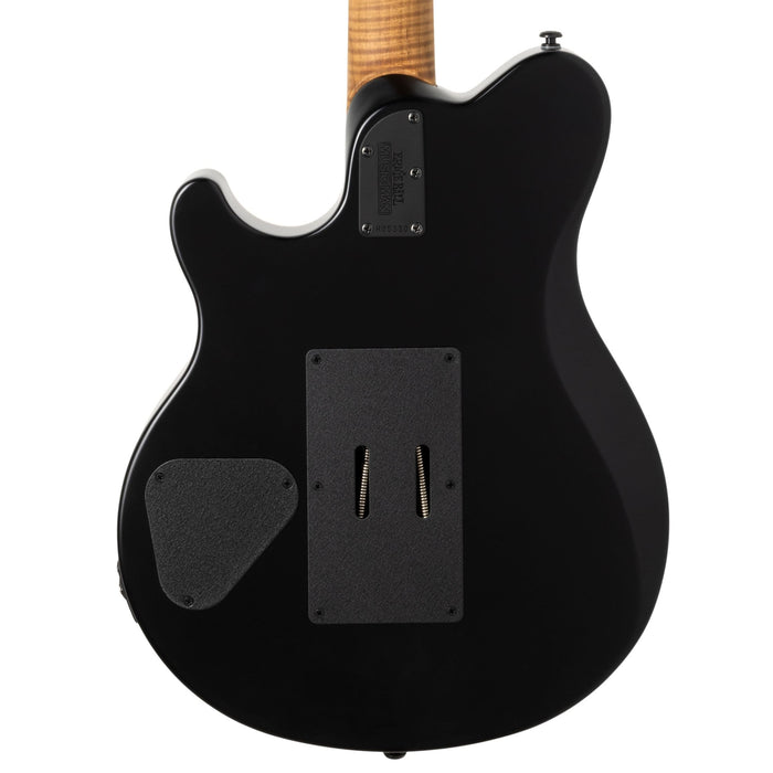 Ernie Ball Music Man Axis Electric Guitar - Charcoal Cloud Quilt Top Satin