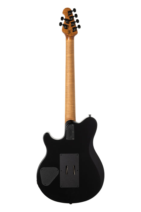 Ernie Ball Music Man Axis Electric Guitar - Charcoal Cloud Quilt Top Satin