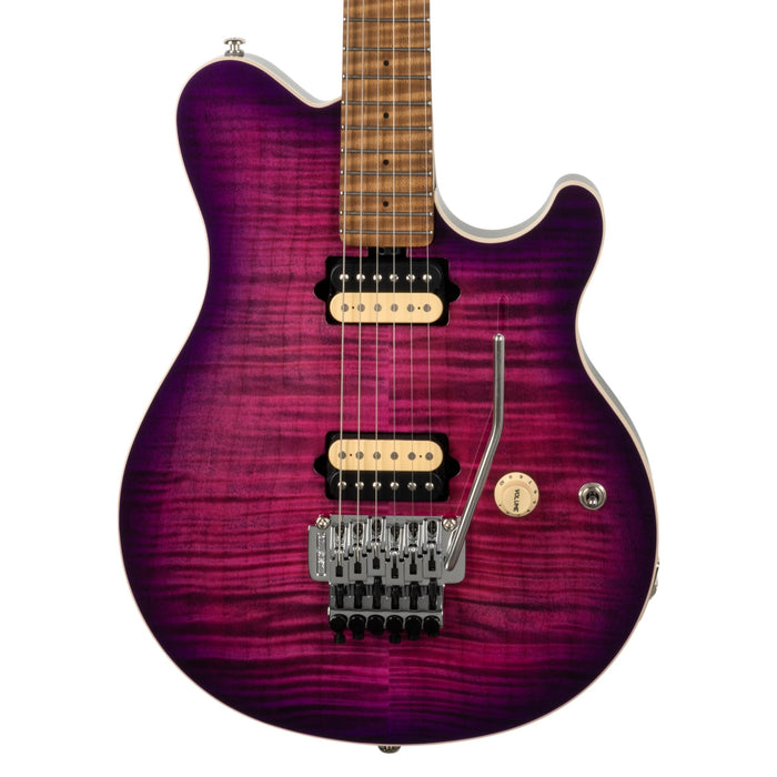 Ernie Ball Music Man Axis Electric Guitar - Olallieberry Flame Top