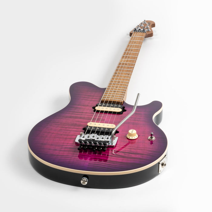 Ernie Ball Music Man Axis Electric Guitar - Olallieberry Flame Top