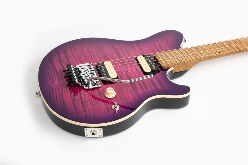 Ernie Ball Music Man Axis Electric Guitar - Olallieberry Flame Top