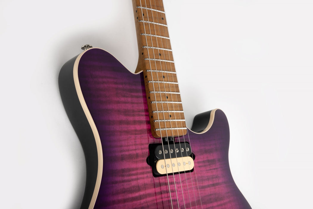 Ernie Ball Music Man Axis Electric Guitar - Olallieberry Flame Top
