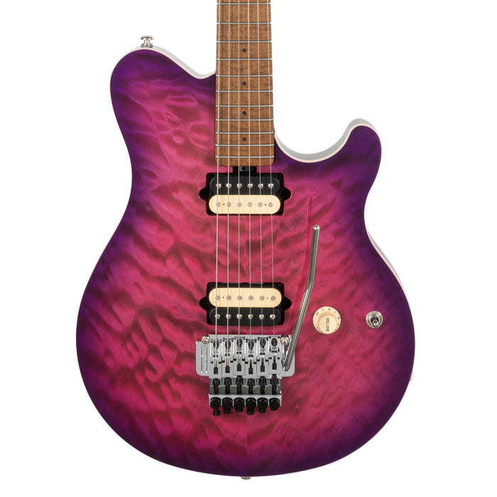 Ernie Ball Music Man Axis Electric Guitar - Olallieberry Quilt Top