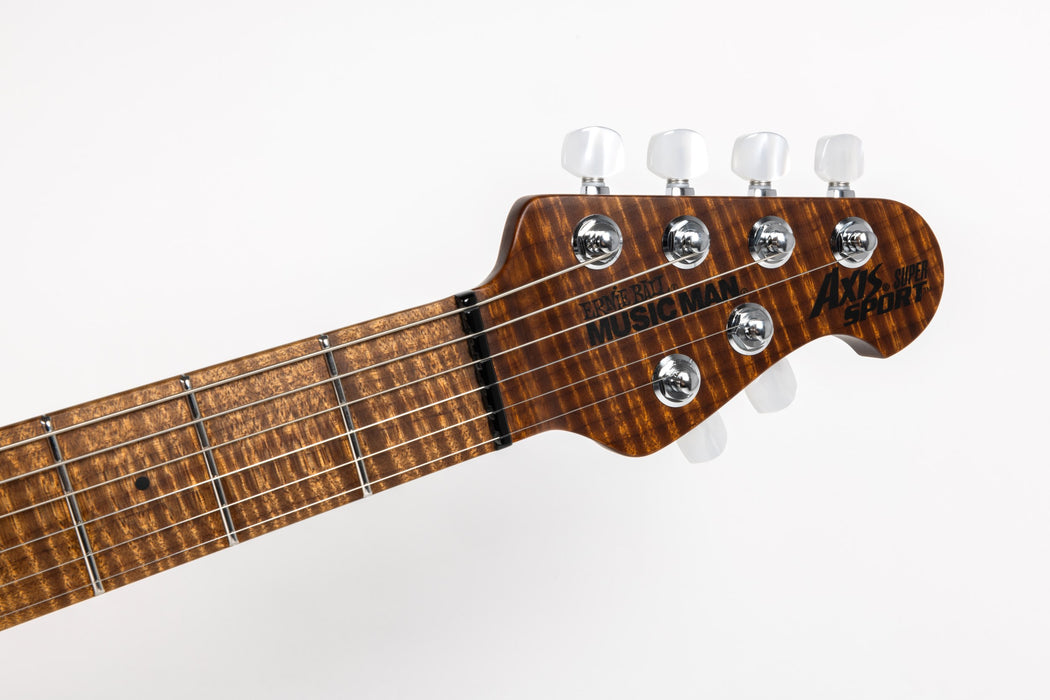 Ernie Ball Music Man Axis Super Sport Electric Guitar - Honey Pot Quilt Top Satin