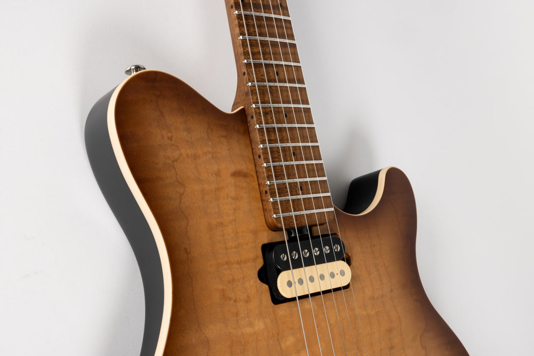 Ernie Ball Music Man Axis Super Sport Electric Guitar - Honey Pot Quilt Top Satin