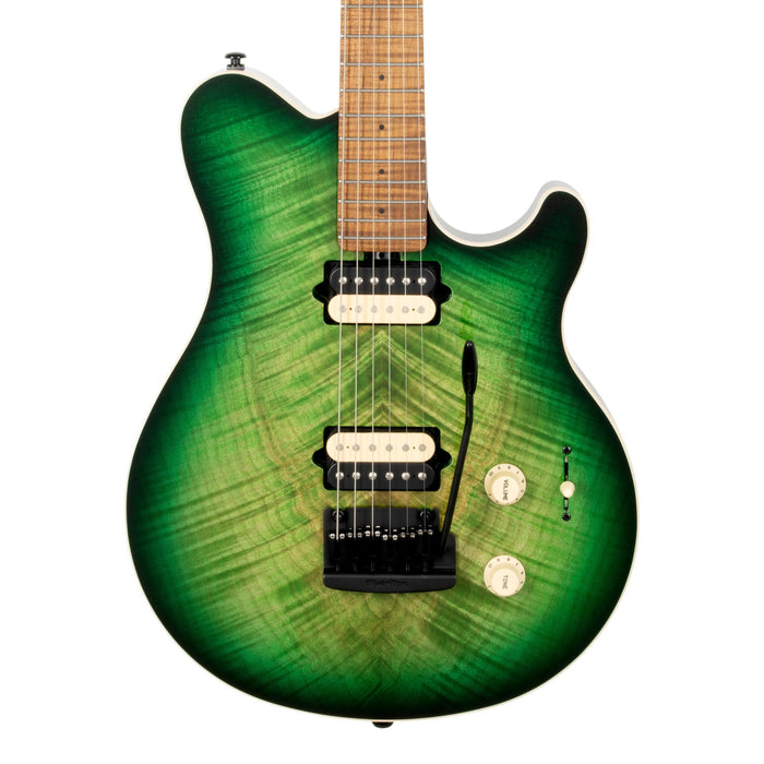 Ernie Ball Music Man Axis Super Sport Electric Guitar - Matcha Flame Top