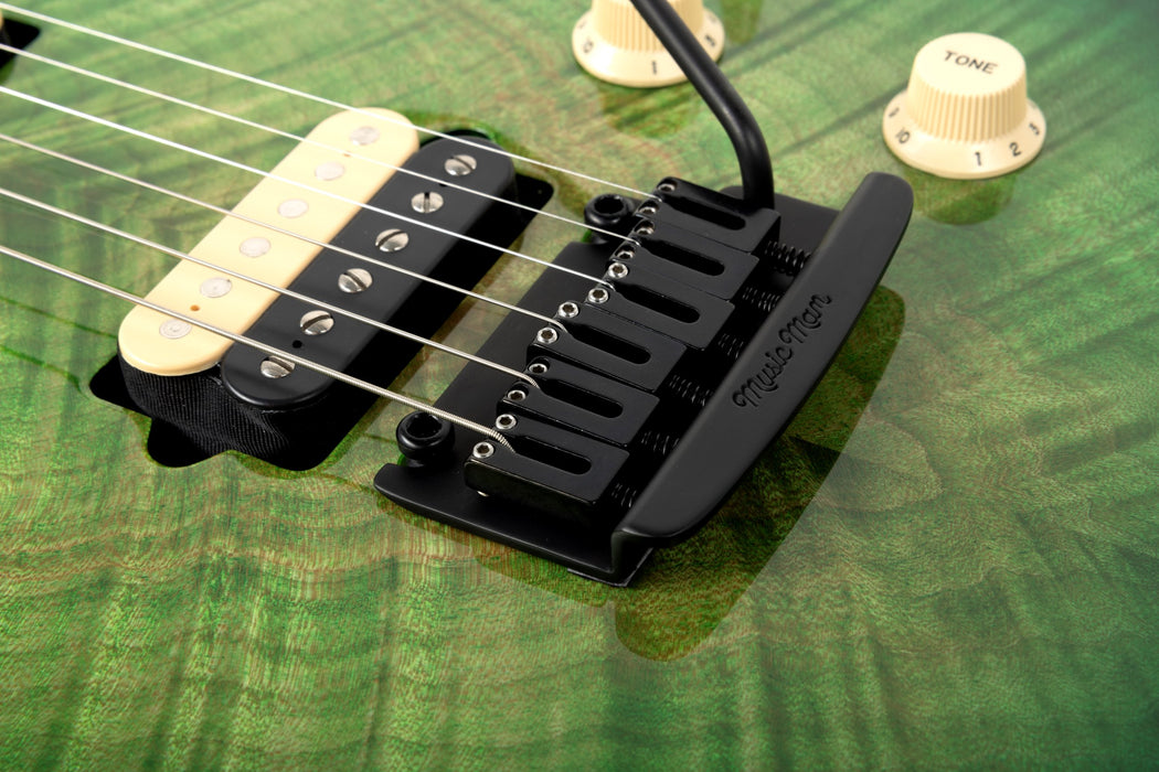 Ernie Ball Music Man Axis Super Sport Electric Guitar - Matcha Flame Top