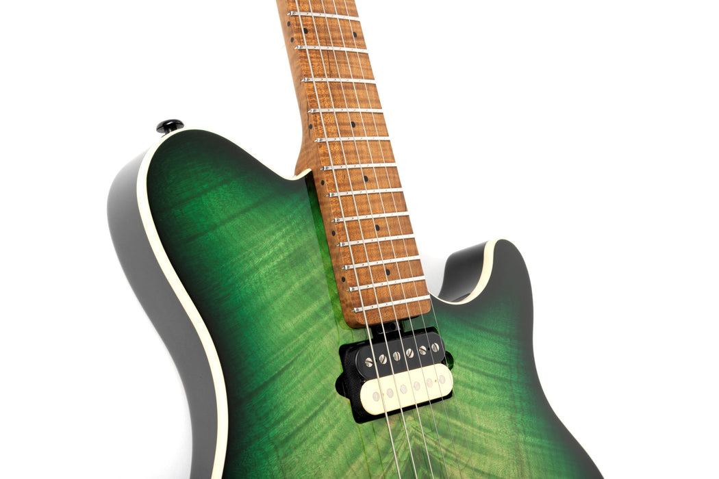 Ernie Ball Music Man Axis Super Sport Electric Guitar - Matcha Flame Top