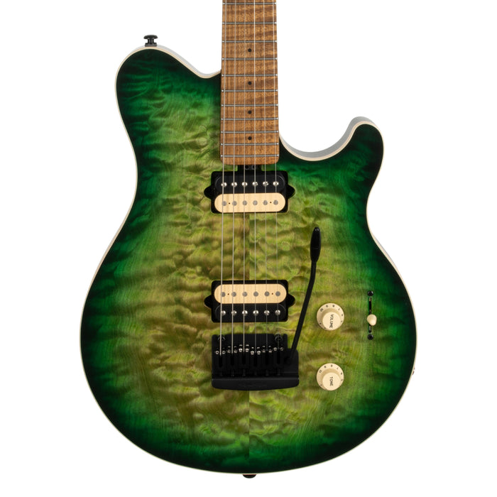 Ernie Ball Music Man Axis Super Sport Electric Guitar - Matcha Quilt Top