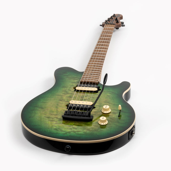 Ernie Ball Music Man Axis Super Sport Electric Guitar - Matcha Quilt Top