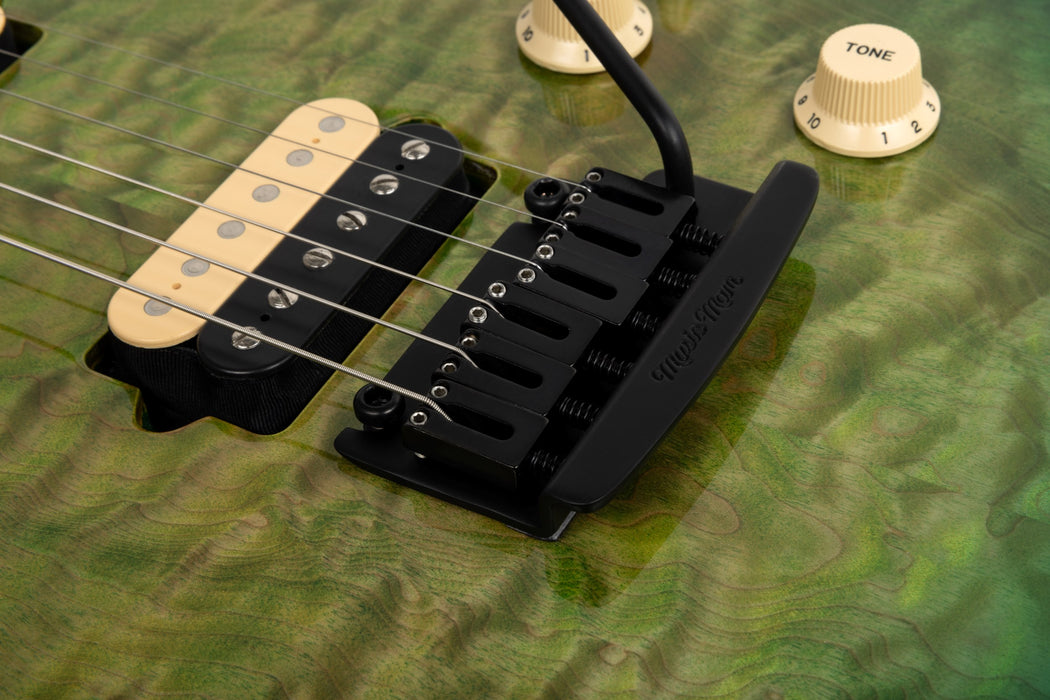 Ernie Ball Music Man Axis Super Sport Electric Guitar - Matcha Quilt Top