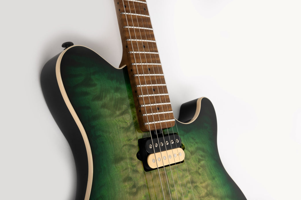 Ernie Ball Music Man Axis Super Sport Electric Guitar - Matcha Quilt Top