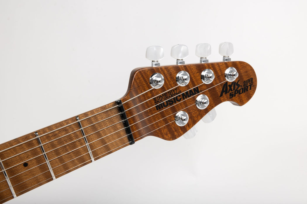 Ernie Ball Music Man Axis Super Sport Electric Guitar - Olallieberry Quilt Top
