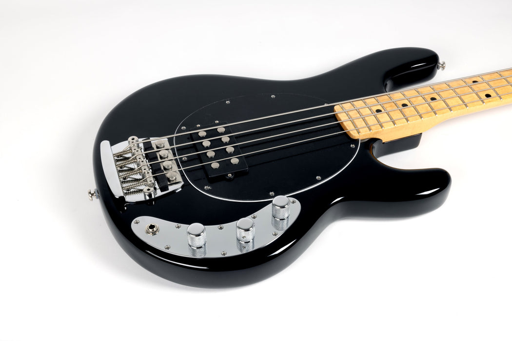 Ernie Ball Music Man Retro 70s StingRay Bass Bass Guitar - Black