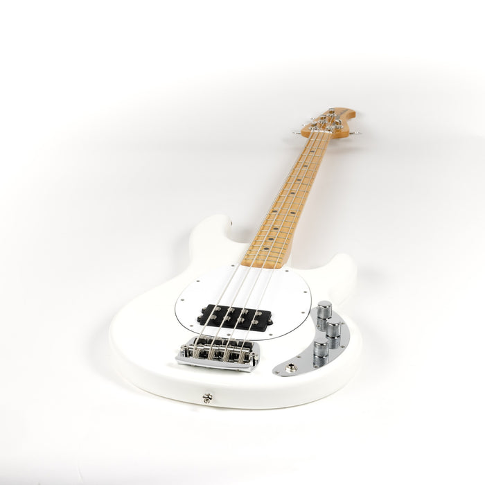 Ernie Ball Music Man Retro 70s StingRay Bass Bass Guitar - White