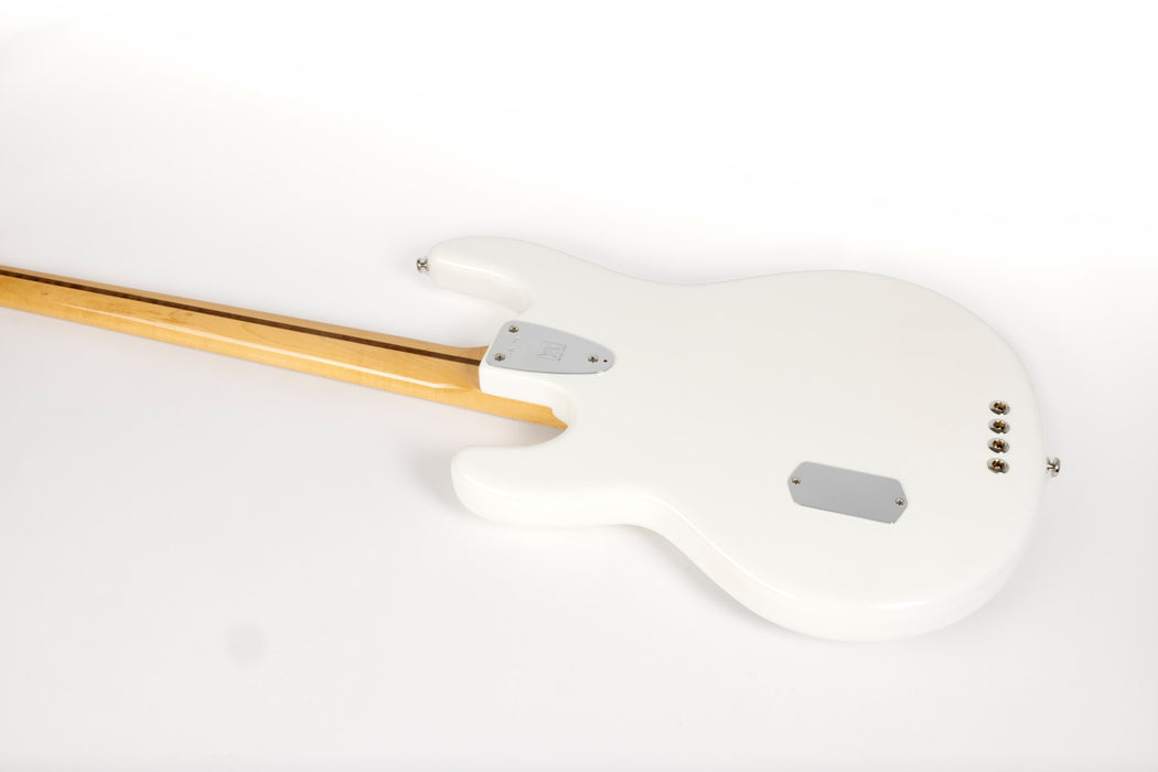 Ernie Ball Music Man Retro 70s StingRay Bass Bass Guitar - White