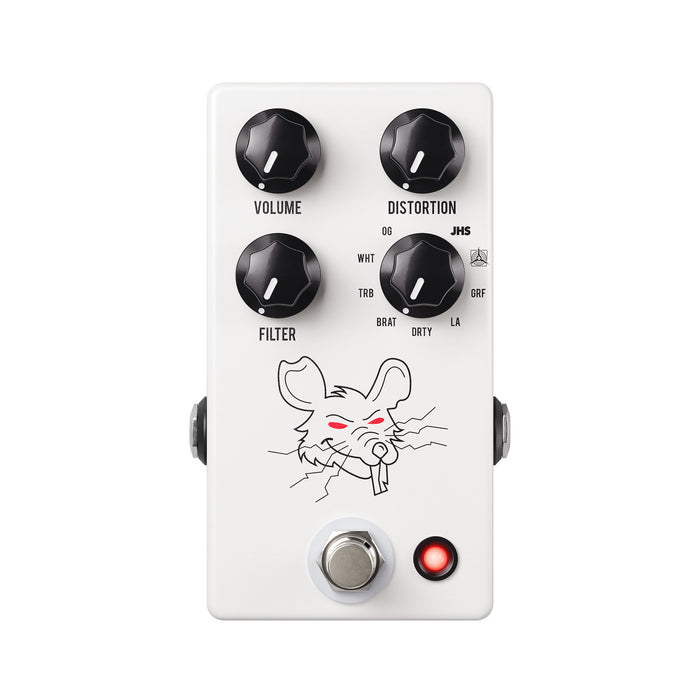 JHS PackRat Multi Distortion Effects Pedal - White