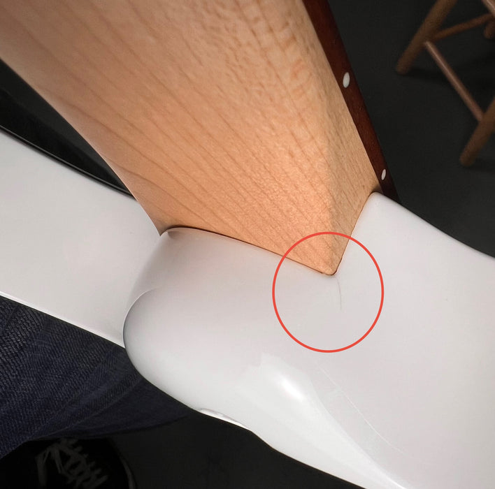 Ibanez JEMJR WH Steve Vai Signature Electric Guitar - White - Preowned