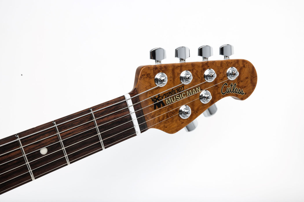 Ernie Ball Music Man Cutlass HT SSS Electric Guitar - Black