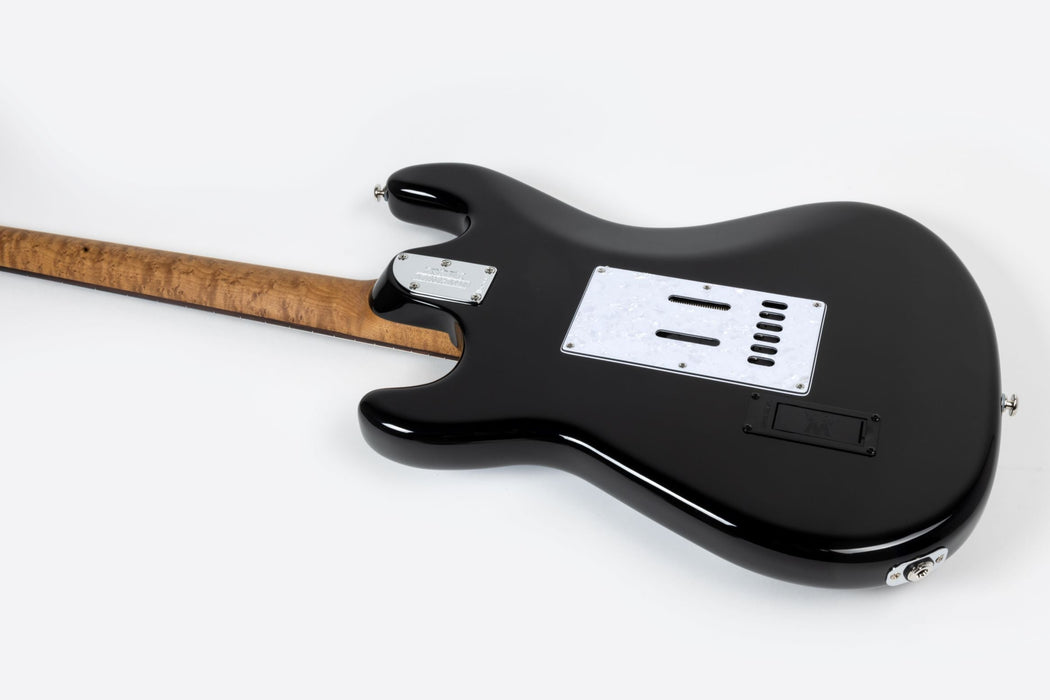 Ernie Ball Music Man Cutlass HT SSS Electric Guitar - Black