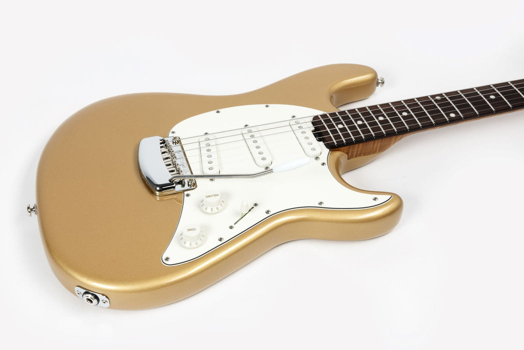 Ernie Ball Music Man Cutlass HT SSS Electric Guitar - Golden Delicious