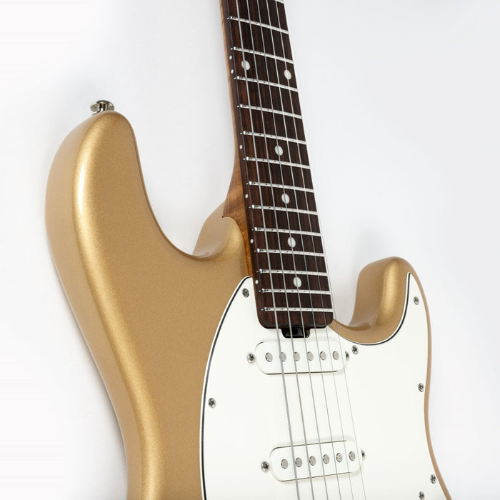 Ernie Ball Music Man Cutlass HT SSS Electric Guitar - Golden Delicious