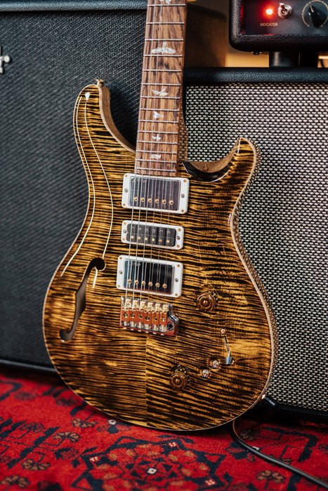 PRS 40th Anniversary Special Semi-Hollow Limited Edition Electric Guitar - Yellow Tiger