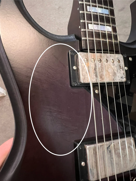 Dunable Gnarwhal USA Custom Electric Guitar w/Case - Black - Preowned